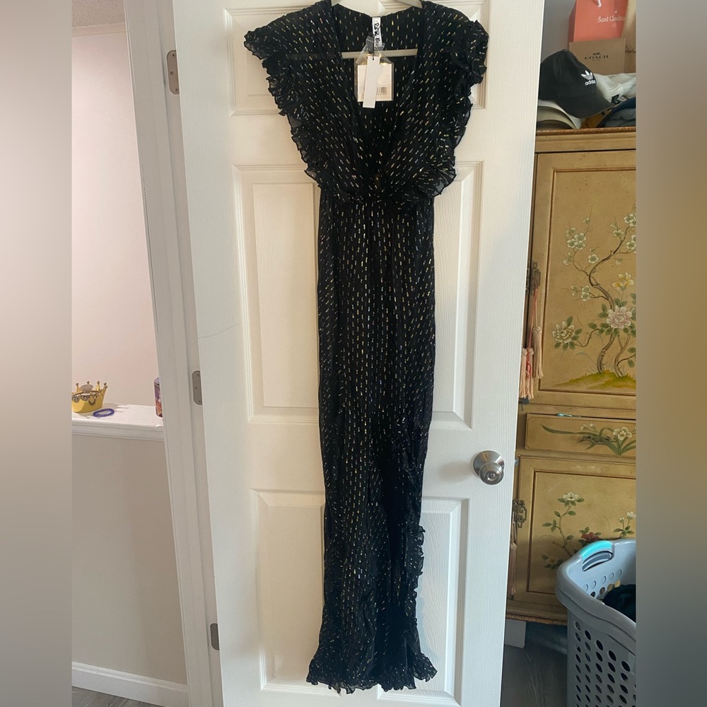 Rat and boa Georgia dress